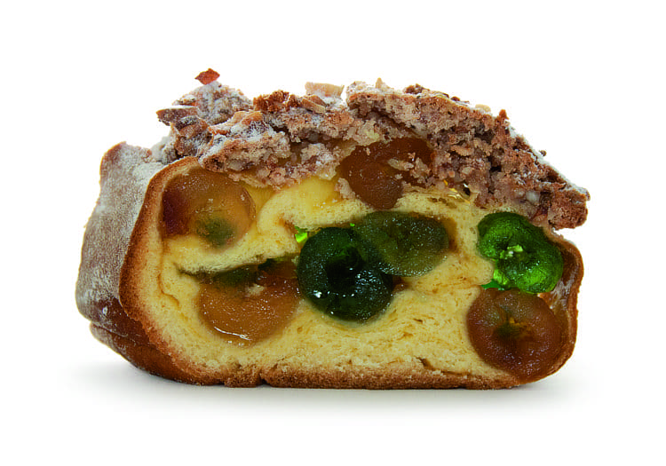 A slice of Glac&egrave; Cherry Loaf